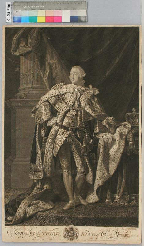 William Wynne Ryland - Podobizna  krále  Jiřího  III.