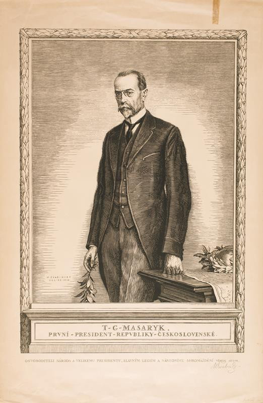 Max Švabinský - T. G. Masaryk