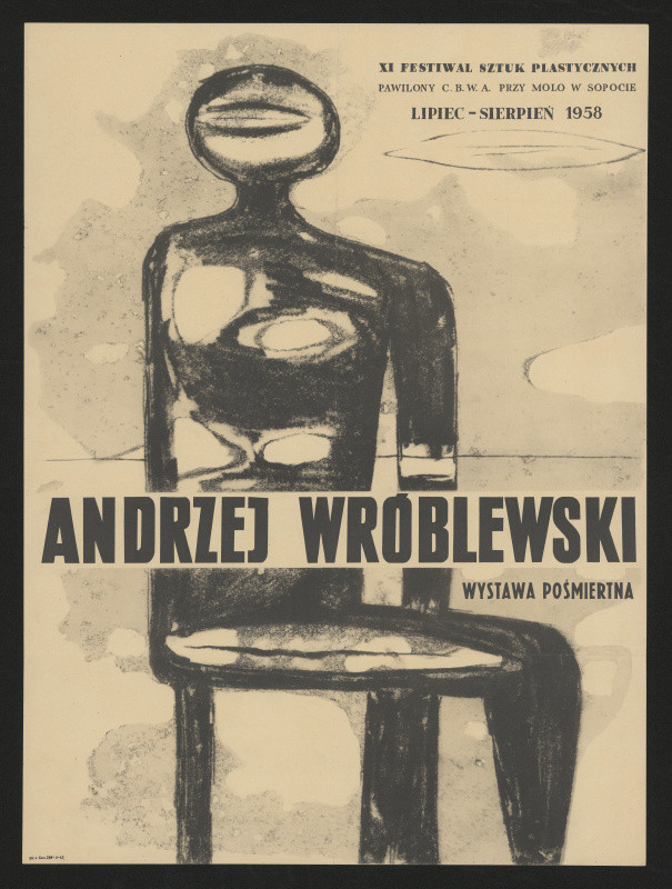 neznámý - posmrtná výstava Andrzeje Wróbrenskiego, Sopoty