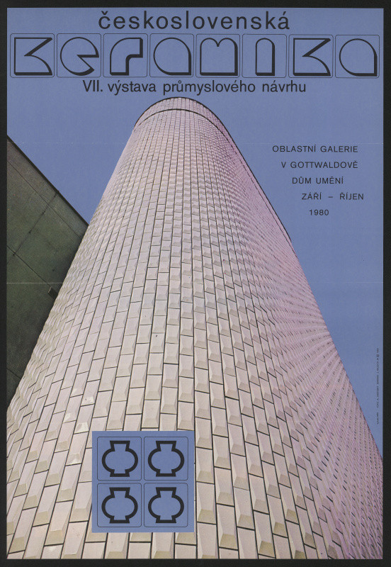 Jan Rajlich ml. - Keramika. VII. výstava průmyslového návrhu. Obl. galerie v Gottwaldově 1980