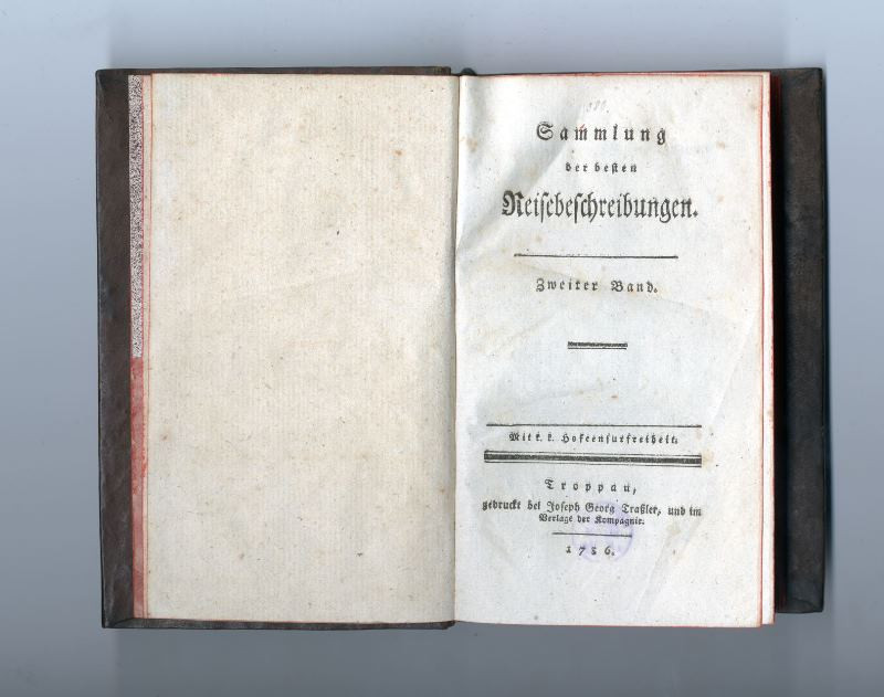 neurčený autor, Joseph Georg Traßler - Sammlung der besten Reisebeschreibungen. Zweiter Band