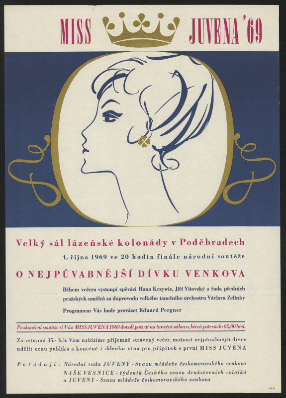 neznámý - Miss Juvena v Poděbradech, 1969