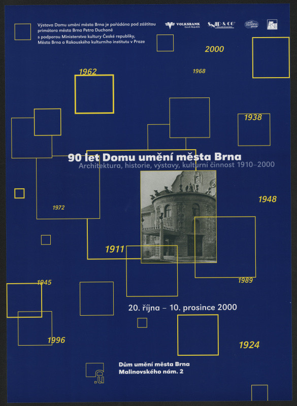 neznámý - 90 let Domu umění města Brna, architektura, historie ... 2000