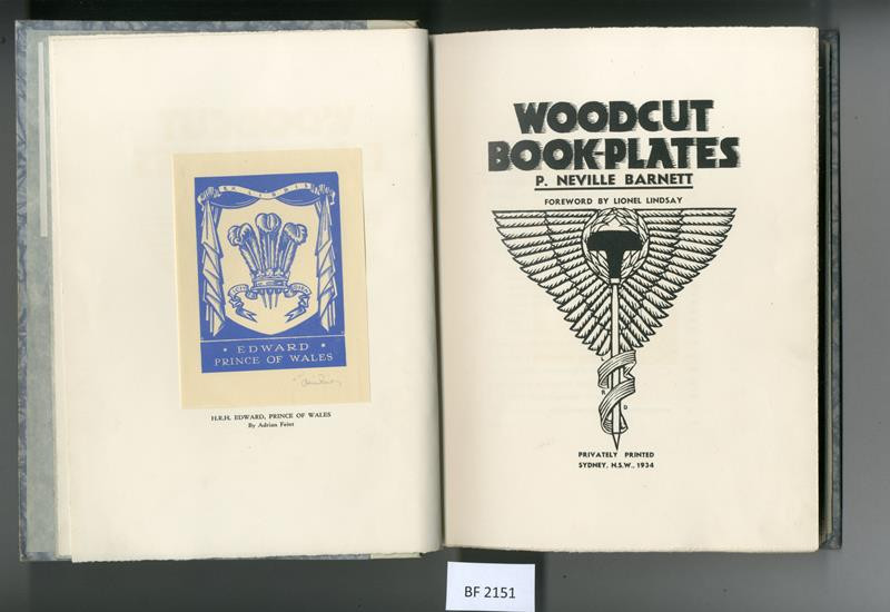Percy Neville Barnett - Woodcut Bookplates