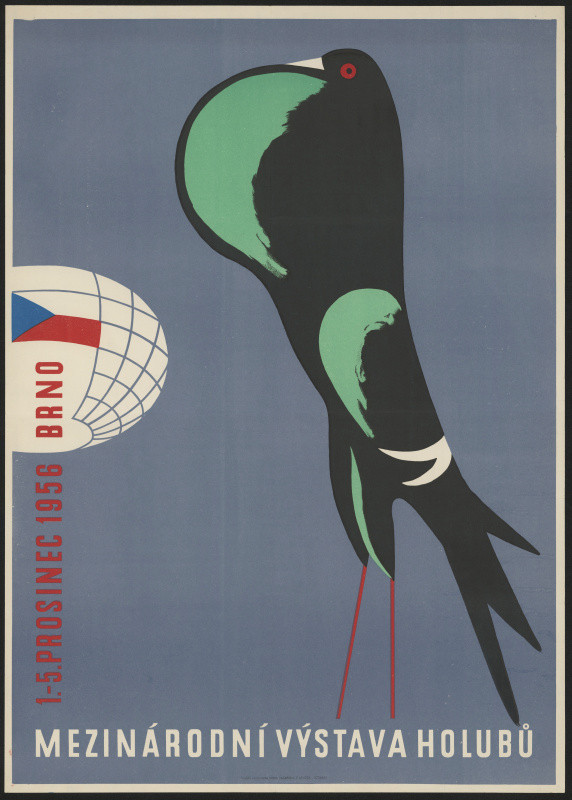 neznámý - Mezinárodní výstava holubů. 1.-5.prosinec1956 Brno