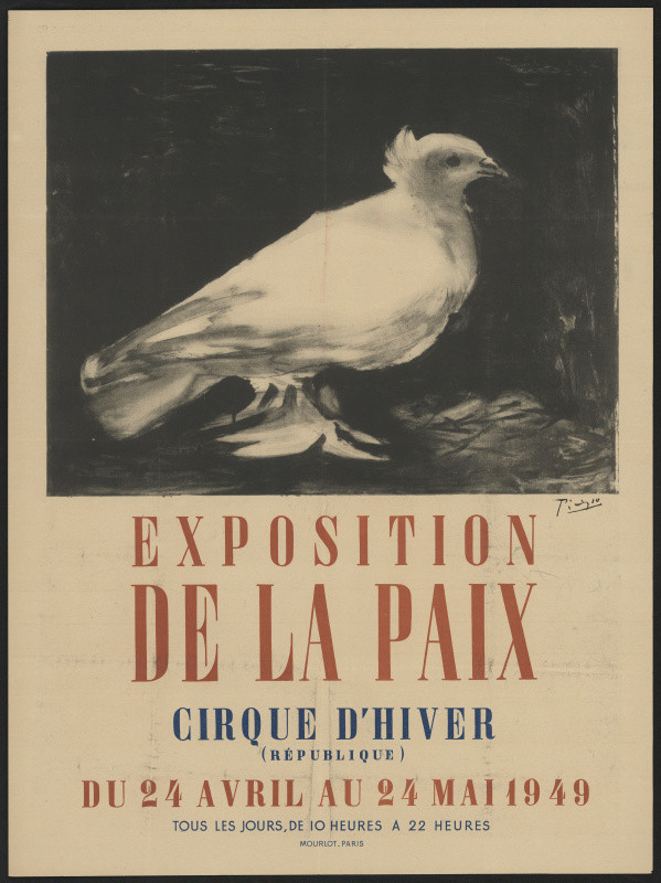 Pablo Picasso - Exposition de  la Paix, Paris 1949
