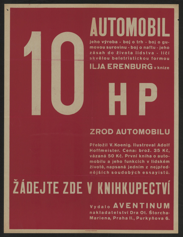 neznámý - Ilja Erenburg: 10 HP - zrod automobilu