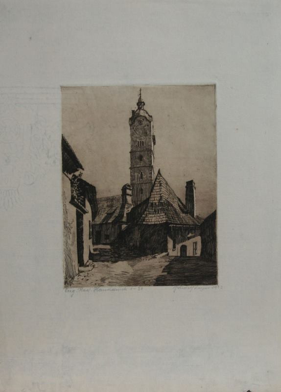 Rudolf Leger - Kostelní věž