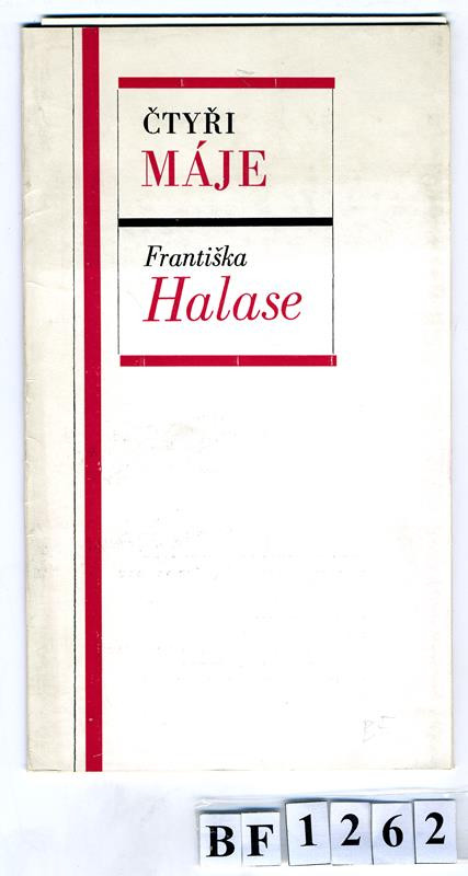 Blok Brno, František Halas, Ludvík Kundera - Čtyři máje Františka Halase