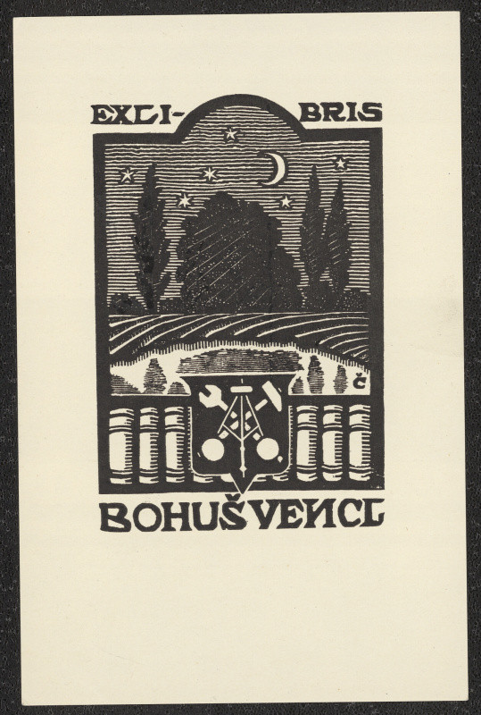 Bohumír Čáp - Ex libris Bohuš Vencl