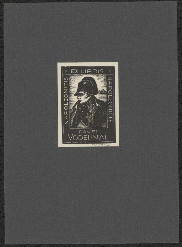 Jaro (Jaroslav) Beran - Exlibris Pavel Vodehnal, Napoleonicis