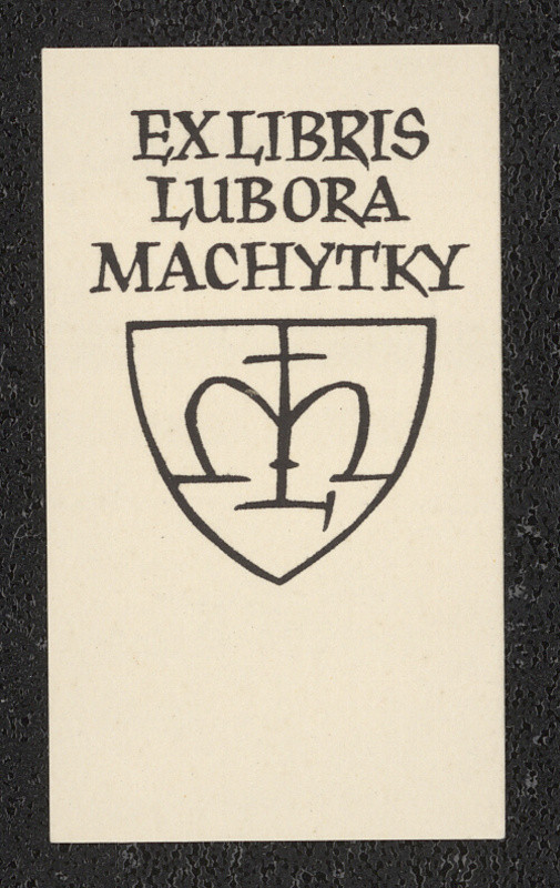 Oldřich Menhart - Ex libris Lubora Machytky