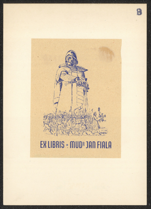 Dobroslava Bilovská - Ex libris MUDr. Jan Fiala