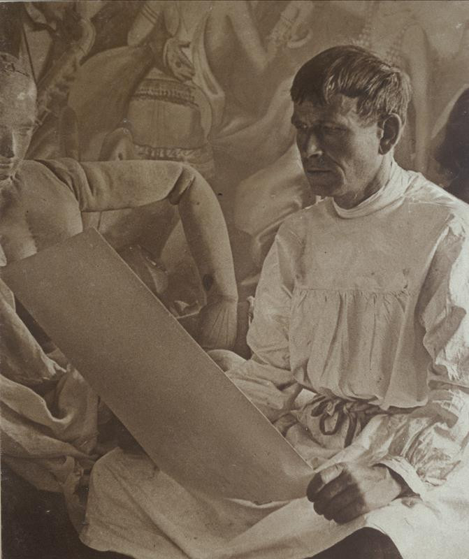 Franz Fiedler - Bez názvu (Malíř Otto Dix)