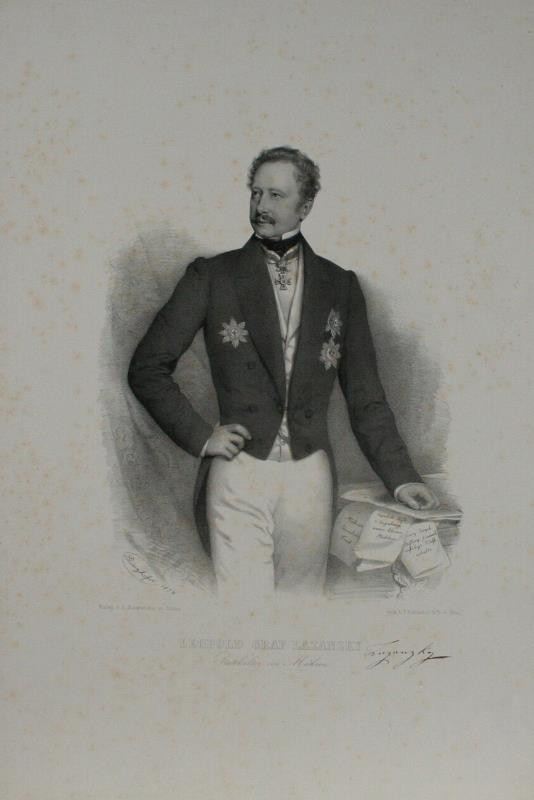 August Prinzhofer - Leopold graf Lazanzky