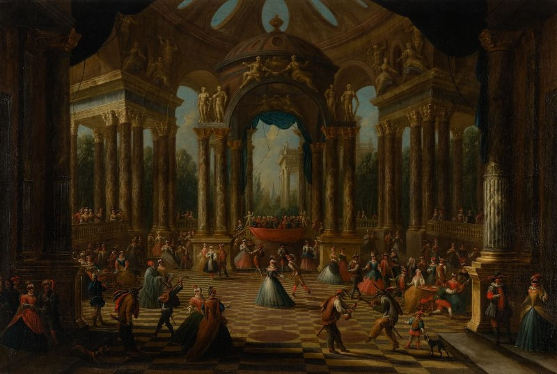 Willem Augustin Minderhout - Maškarní ples II