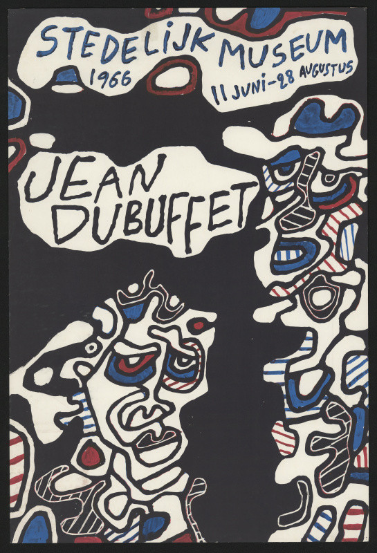 Jean Dubuffet - plakát k vlastní výstavě
