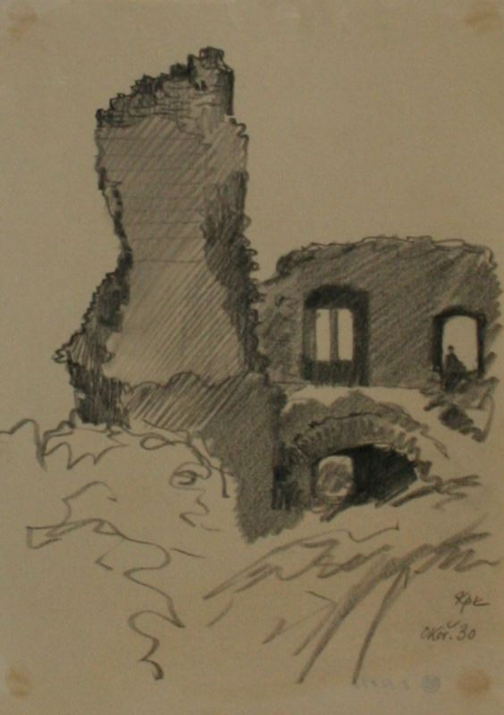 Jan Konůpek - Okoř, detail věže