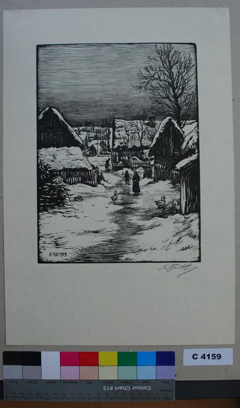 Karel Tondl - Zima na vesnici