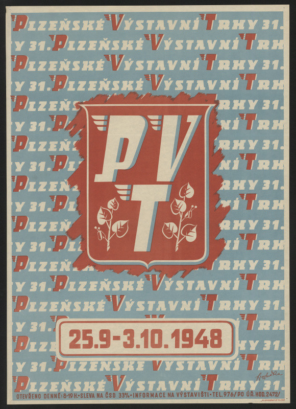 signatura nečitelná - PVT Plzeňské výstavní trhy 1948