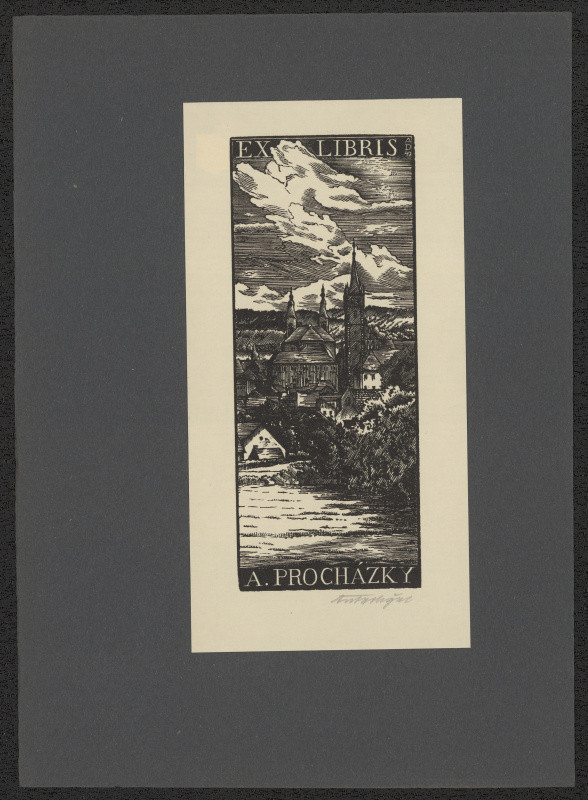 Antonín Doležal - Ex libris A. Procházky