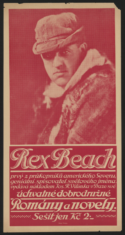 neznámý - Plakát na romány Rexe Beache