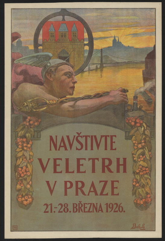 František Jakub -  Navštivte veletrh v Praze 21.-28. března 1926