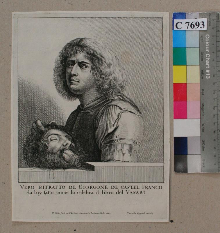 Václav (Wenceslaus) Hollar - Vero  rittratto  da  Giorgione