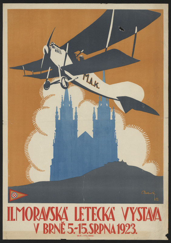 Rašovský - II. Moravská letecká výstava v Brně 5.-15.srpna 1923
