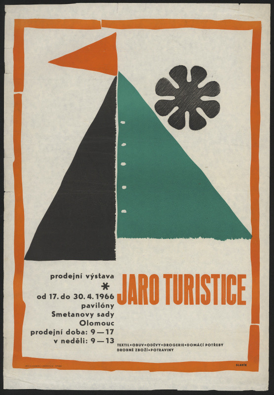 Karel Slavík - Prodejní výstava Jaro turistice ...1966, Smetanovy Sady, Olomouc