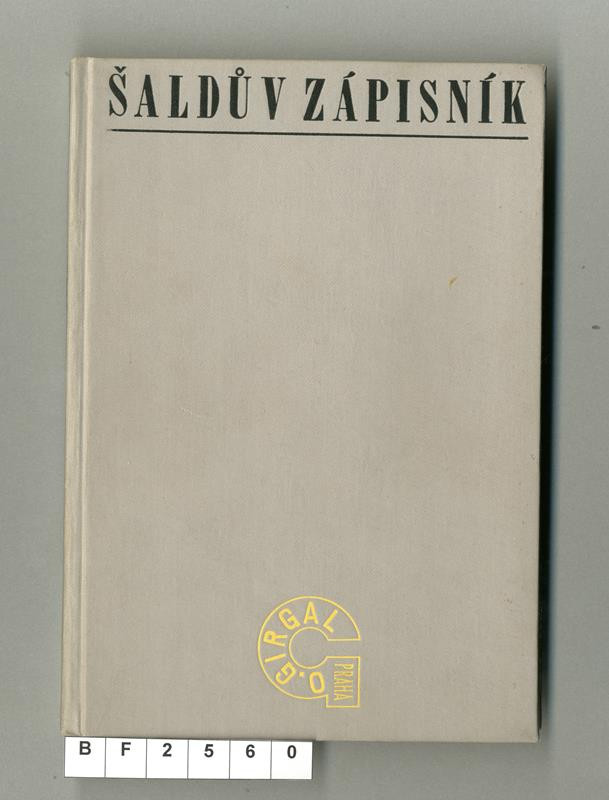František Xaver Šalda, Otto Girgal - Šaldův zápisník I. 1928-1929