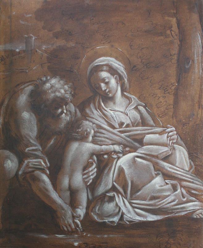 neznámý malíř boloňský - Svatá rodina