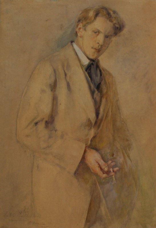 František Hlavica - Portrét básníka Josefa Chaloupky