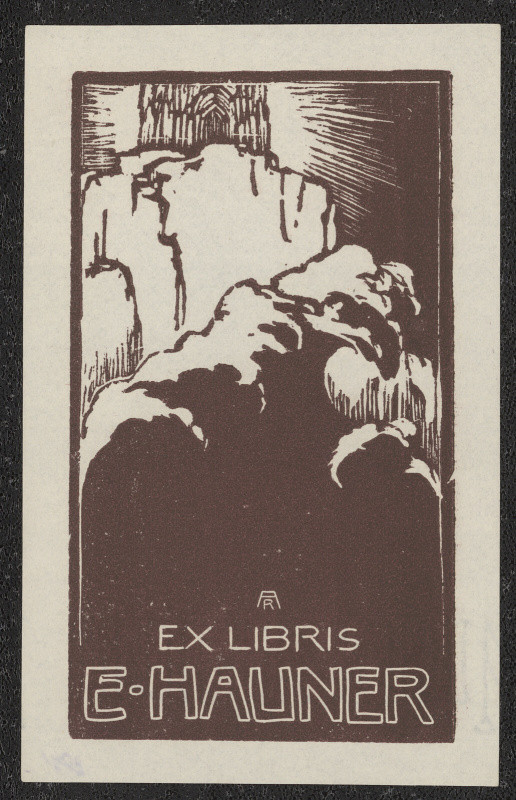 Rudolf Adámek - Ex libris E.Hauner