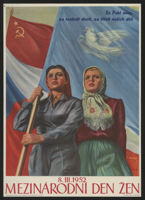 V. Marek - 8.3.1952 Mezinárodní den žen