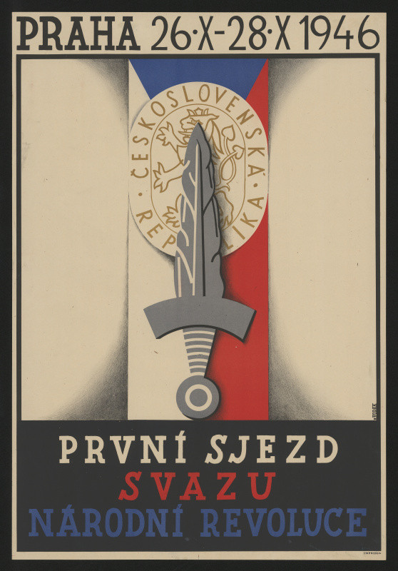 Karel Vodák - První sjezd Svazu národní revoluce, Praha 21.X-28.X.1946