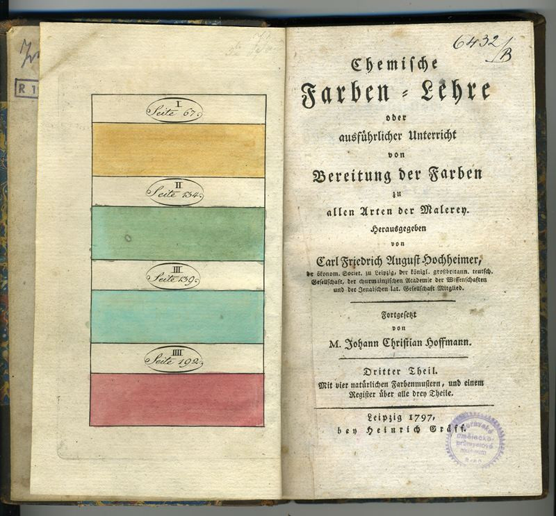 Carl Friedrich August Hochheimer, Heinrich Gräff - Chemische Farben=Lehre. Dritter Theil