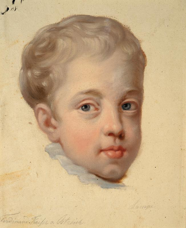 Johann Baptist Lampi ml - Podobizna císaře Ferdinanda I. v dětském věku