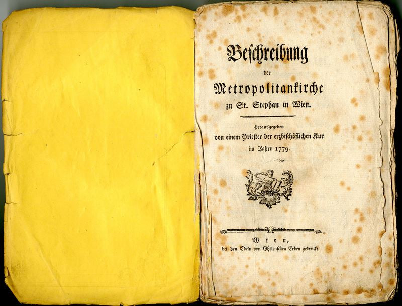 neurčený autor - Beschreibung der Metropolitankirche zu St. Stephan in Wien