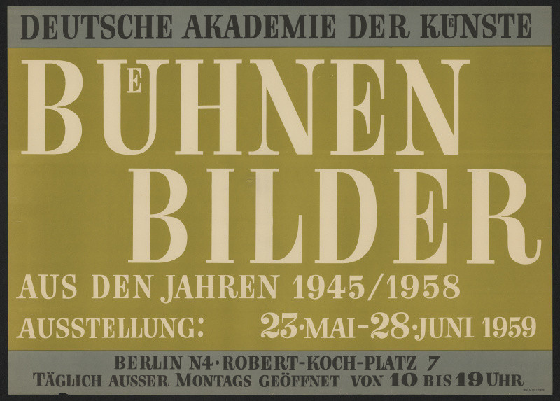 neznámý - Bühnen Bilder 1945/1958