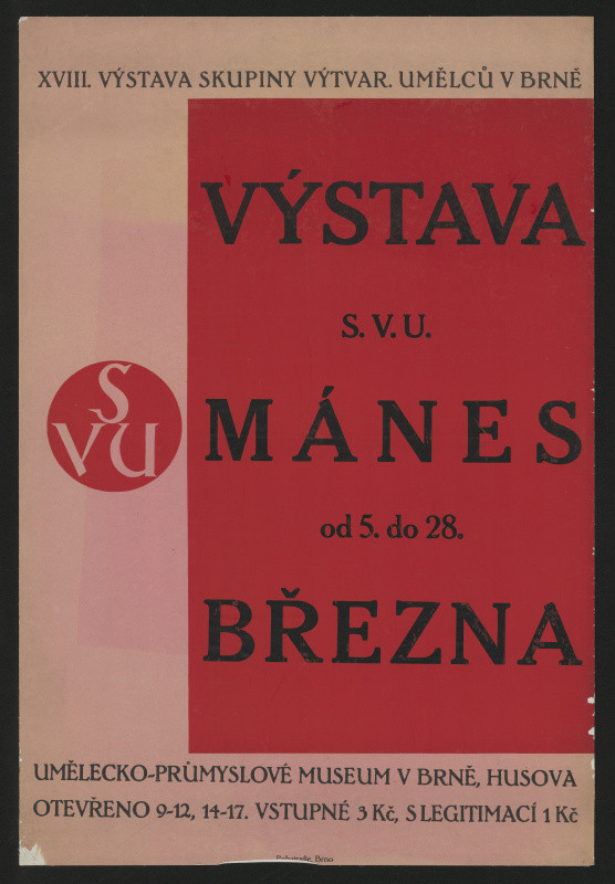 Eduard Milén - Výstava S.V.U. Mánes