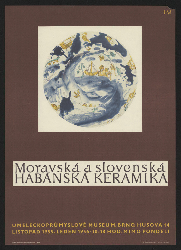 Eduard Milén - Moravská a slovenská habánská keramika, UPM Brno 1955-1956