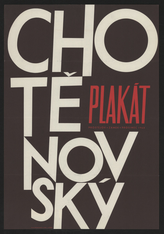 Zdeněk Chotěnovský - Chotěnovský plakát