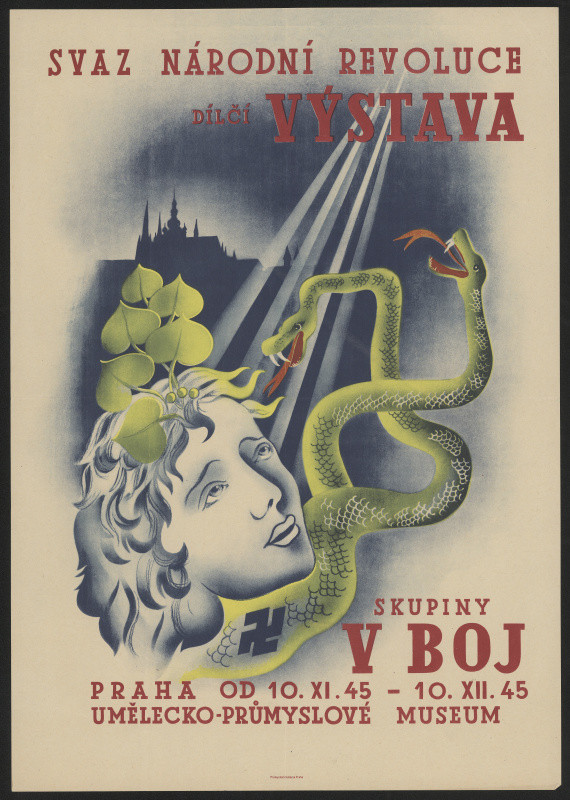 neznámý - Svaz národní revoluce, dílčí výstava skupiny V boj Praha 1945. UPM