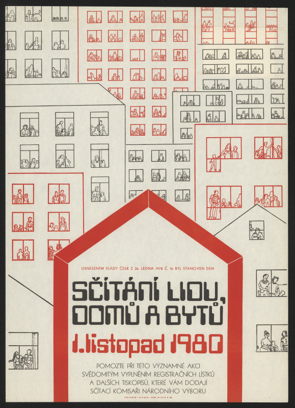 Jan Rajlich ml. - Sčítání lidu, domů a bytů /1. listopad 1980