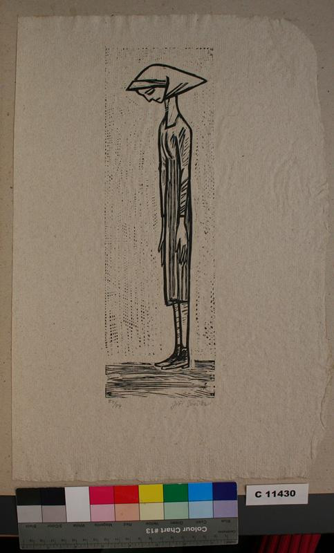 Jiří Šindler/1922 - Žena se sklopenou hlavou
