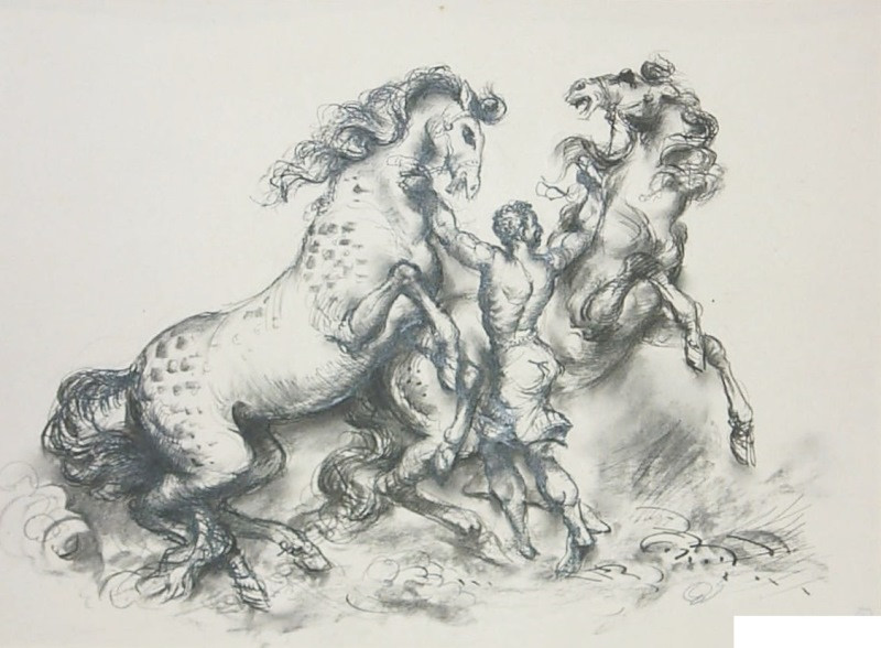 Antonín Procházka - Muž s koňmi
