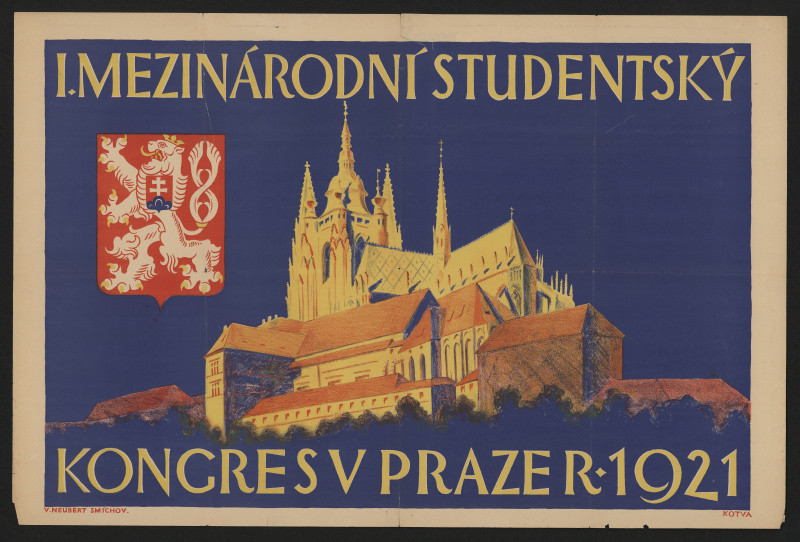 neznámý - I. Mezinárodní studentský kongres v Praze 1921