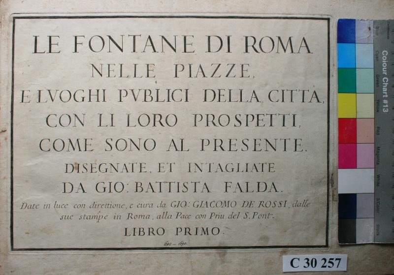 Giovanni Battista Falda - Le fontane di Roma (I.)