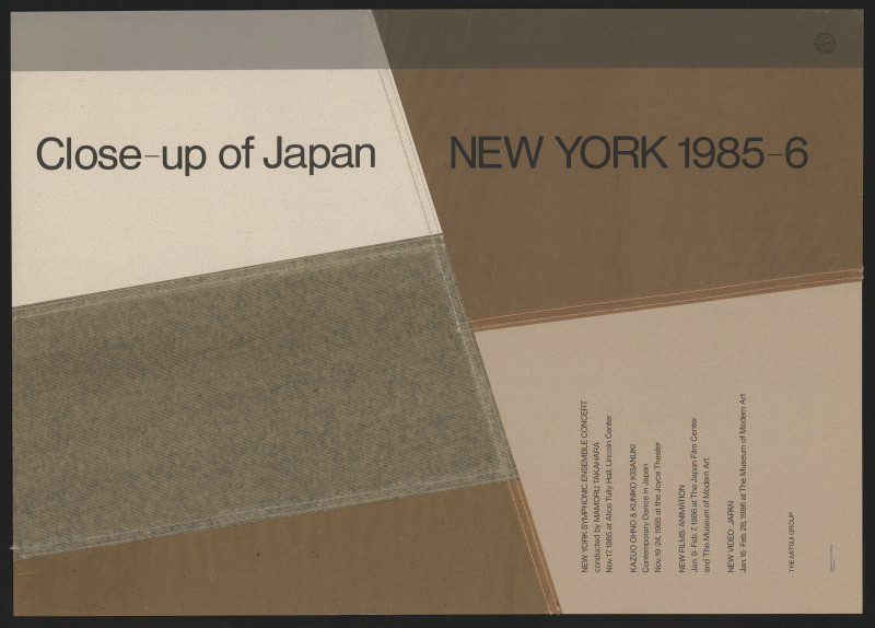 Yahagi Kijuro - Close-up of Japan New York 1985-6